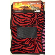 zebra car mats